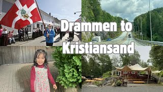 Road trip  Drammen to Kristiansand  Drammen to Kristiansand  Life in norway vlogs [upl. by Reube]