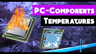 safe temperatures for PC Components How hot is too hot graphics cards CPUs RAM etc [upl. by Mathi]