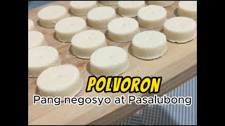 CLASSIC POLVORON ala GOLDILOCKS RECIPE👌 PANG NEGOSYO IDEA CLASSIC POLVORON👌 [upl. by Oniger469]