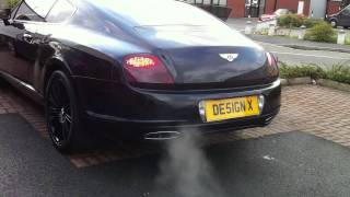 Bentley Continental GT with Milltek Exhaust System [upl. by Ninerb746]