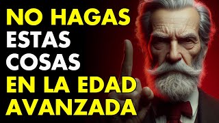 11 ERRORES QUE NO DEBES COMETER A UNA EDAD AVANZADA  Sabiduría para vivir  ESTOICISMO [upl. by Ahtiekal]