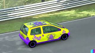 Renault Twingo Nordschleife Assetto Corsa [upl. by Bronez]