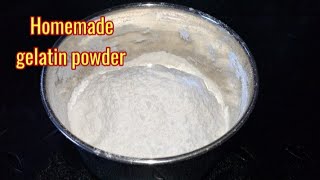 Homemade gelatin powder recipe in tamil  Homemade gelatin recipe Easycookingsmallkitchen [upl. by Cordelie]