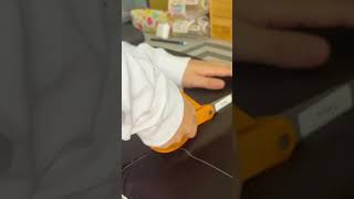 Fabric Cutting ASMR 🧵✂️ asmr fabriccutting asmrcrunchy asmrcommunity behindthescene bts [upl. by Hars]