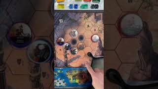 Hoplomachus board game  only one battle 20 min in 1 min [upl. by Notecnirp806]