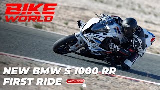 2023 BMW S 1000 RR  Chris Tests Some Of The Updates On Track [upl. by Emelyne21]