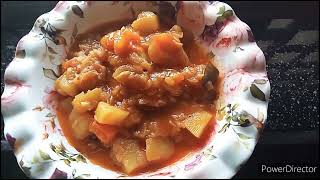 simply super testy potato amp tomato curry Shanvik world 😉 [upl. by Schluter]