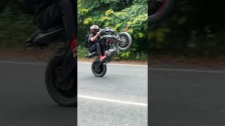 Pulsar n160 stunt 💥 shorts bajaj n160 [upl. by Ennovihc]