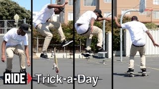 HowTo Skateboarding Frontside 180 Heelflip With Lavar McBride [upl. by Susannah]