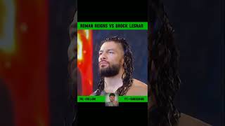 Roman Reigns vs Brock Lesnar Epic Clash at WWE Crown Jewel 2021 💥👑 shorts wwe CrownJewel2021 [upl. by Royal]