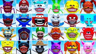 I PLAYED DEATHMATCH GAME WITH ALL NEW THE SONIC TAPES FAMILY SMILING CRITTERS in Garrys Mod [upl. by Ehc853]