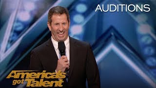 Bryan Kellen Man Leaves MultiMillionDollar Company To Pursue Comedy  Americas Got Talent 2018 [upl. by Chabot]