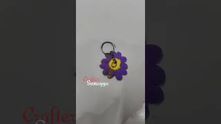 Clay Keychain 🗝️⛓️  diy artandcraft art keychains  CrafterSumayya [upl. by Aranaj]