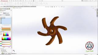 Solidworks Tutorial  Centrifugal Pump Impeller  TP9 [upl. by Ky]
