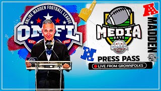 🔴LIVE  OMFL Media Days  Bill Bird and BigHurt  Madden25 [upl. by Ahsemed]