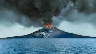 The monster has awakened Volcano Anak Krakatoa erupted in Indonesia [upl. by Hardy]