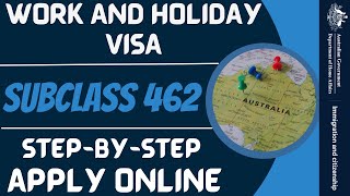 Subclass 462 visa Australia for Indian how to apply  Online [upl. by Cleodel]