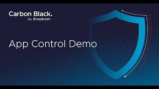 Carbon Black App Control Demo [upl. by Ynetsed]