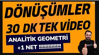 Dönüşümler Analitik Geometri TÜM FORMÜLLER KONU ANLATIM TEK VİDEO 2024 12Sınıf 2Dönem 1Yazılı [upl. by Marsland]