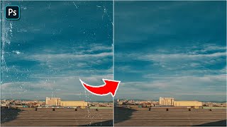 One Powerful Filter To Remove or Delete DIRT And SCRATCHES In Photoshop  Easy Tutorial [upl. by Nanah]