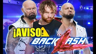 AVISO SOBRE WWE BACKLASH 2018 [upl. by Moneta]