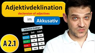 Adjektivdeklination Im Akkusativ  German Adjective Endings in Accusative [upl. by Petunia]