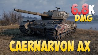 Caernarvon AX  7 Kills 68K DMG  Fundamental  World Of Tanks [upl. by Ahselak]