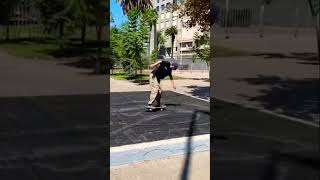 Nollie nose manual  spot reja Metro skate skateboarding skateforlife [upl. by Pavla]