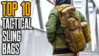 TOP 10 BEST TACTICAL SLING BAGS FOR EDC [upl. by Chancellor]