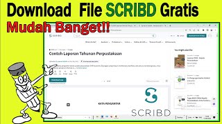 Cara Download File Scribd Mudah Banget [upl. by Ratep405]