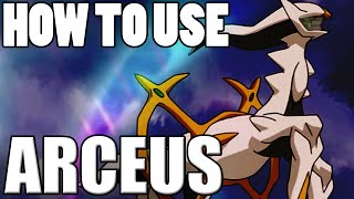 Pokémon How To Use Arceus Arceus Moveset  Pokemon Omega Ruby and Alpha Sapphire  XampY Guide [upl. by Schild]