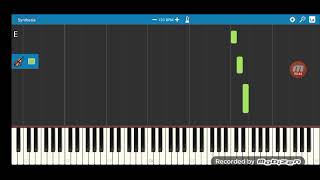 Tocando the medallion Calls no Violoncelo em Synthesia [upl. by Eyaf]