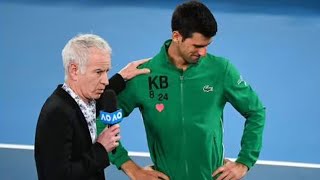 Novak Djokovic put on notice by John McEnroe after Carlos Alcaraz comments [upl. by Delahk672]