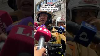 6 viviendas consumidas en INCENDIO de BARRIOS ALTOS  PARTE 1 shorts lr [upl. by Mou]