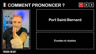 Como pronunciar  PORT SAINT BERNARD [upl. by Flavian440]