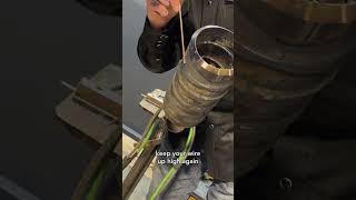 Instructor Tink talks about gravity and filler wire position on 6G pipe [upl. by Annodahs]