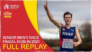 INCREDIBLE Ingebrigtsen  Men’s Senior Race  SPAR European Cross Country Championships 2021 [upl. by Ziegler249]