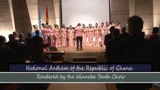 Winneba Youth Choir Ghana  Ghana National Anthem [upl. by Ecyrb376]