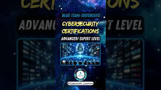 Cybersecurity Certifications for Blue Team Defensive  AdvancedExpert Level Certifications [upl. by Ylellan275]