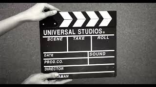 A Vintage Clapperboard Used In Making Film Scenes [upl. by Agem]