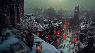 Echoes of the Clocktower  Dark Academia for Lonely Winter Night Reflections  Melancholic Piano [upl. by Ativad]