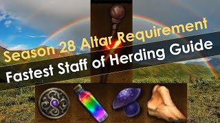 Complete and Fastest Staff of Herding Guide  Diablo 3 Season 28 Hardest Altar Requirement [upl. by Negrom869]