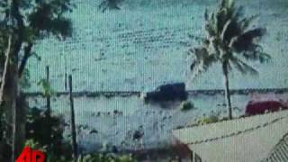 Raw Video First Moments Following Tsunami [upl. by Nais478]