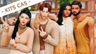 Making Sims ft Incheon Arrivals amp Fashion Street Kits  CC List  The Sims 4 CAS [upl. by Nolat201]