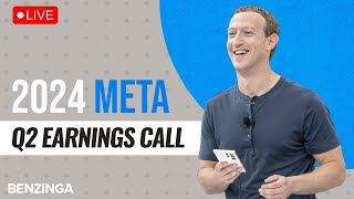 🔴WATCH LIVE Meta Platforms Q2 2024 Earnings Call  META [upl. by Ettenuahs]