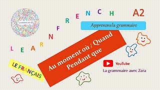 Exprimer le temps  A2  La grammaire française [upl. by Voleta]