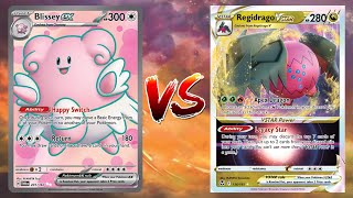 Pokemon TCG Live Blissey EX Joltik VS Regidrago VSTAR Ogerpon EX [upl. by Acinomahs]