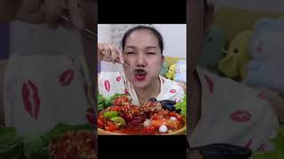 Eating shrimp 🍤 show mukbang eatshow koreancuisine food eatigshow eating deliciousfood [upl. by Anitsud841]