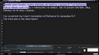 Oprava překladu  Correcting the translation of Defiance  EP 67 CZEN [upl. by Nisbet824]