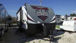 2017 Forest River XLR Nitro 23KW Toy Hauler Travel Trailer Video [upl. by Kcirrej]